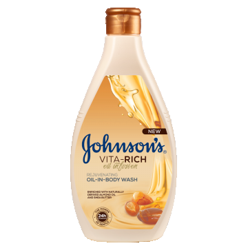 Gel de dus revitalizant Vita-Rich, 400ml, Johnson&Johson