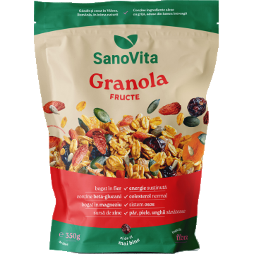 Granola cu fructe, 350g, SanoVita