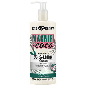 Lotiune de corp Magnificoco Coconut&Sweet Vanilla, 500ml, Soap & Glory