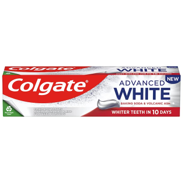 Pasta de dinti Advanced White Baking Soda & Volcanic Ash, 100ml, Colgate