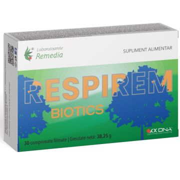 Respirem Biotics, 30 comprimate, Laboratoarele Remedia