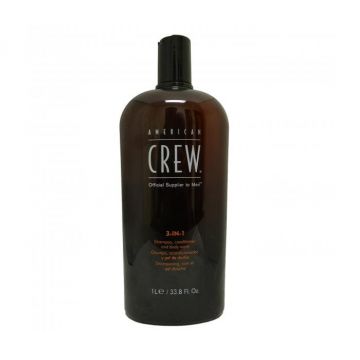 Sampon, balsam si gel de dus American Crew 3-In-1 (Concentratie: Sampon, Gramaj: 1000 ml)