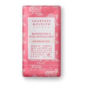 Sapun hidratant Crabtree & Evelyn Rosewater & Pink Peppercorn, 85 ml