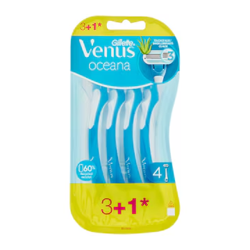 Set aparat de ras Venus 3 Oceana, 4 bucati, Gillette