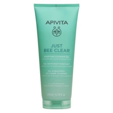 Apivita Gel de curatare pentru ten gras si acneic Just Bee Clear, 200ml