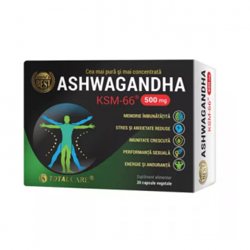 Ashwagandha KSM-66, 30 capsule, Cosmo Pharm