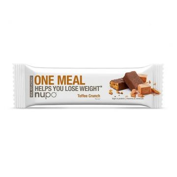 Baton One Meal Toffee Crunch, 1 bucata, Nupo