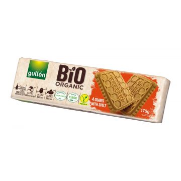 Biscuiti cu 4 cereale, 170g, Gullon