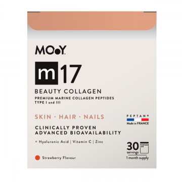 Colagen marin M17 Beauty cu aroma de capsuni, 303g, Molecules of Youth