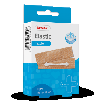 Dr. Max Plasture elastic 19 x 64mm, 10 bucati