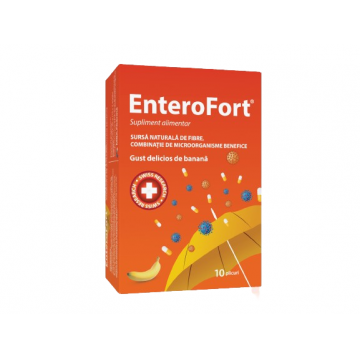 EnteroFort, 10 plicuri, MBA Pharma