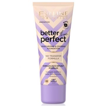 Fond de ten Better Than Perfect No. 02 Light Vanilla, 30ml, Eveline Cosmetics