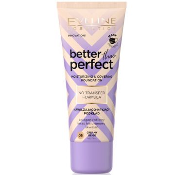 Fond de ten Better Than Perfect No. 05 Creamy Beige, 30ml, Eveline Cosmetics