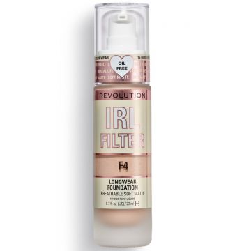 Fond de ten IRL Filter Longwear Foundation F4, 23ml, Makeup Revolution