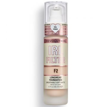 Fond de ten IRL Longwear Foundation F2, 23ml, Makeup Revolution