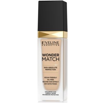 Fond de ten Wonder Match 10 Light Vanilla, 30ml, Eveline Cosmetics