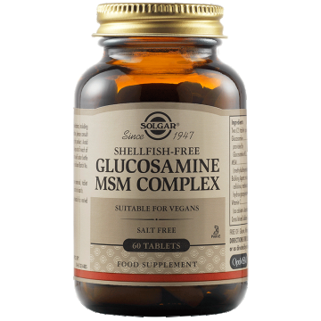 Glucozamina acid hialuronic condroitina si MSM, 60 tablete, Solgar