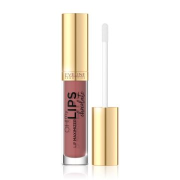 Luciu cu efect de marire Oh! My Lips Maximizer Chocolate, 4.5ml, Eveline Cosmetics