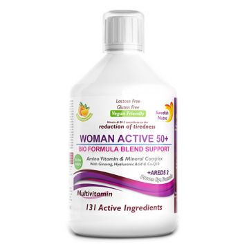 Multivitamine lichide Woman Active 50+ 500 ml Swedish Nutra