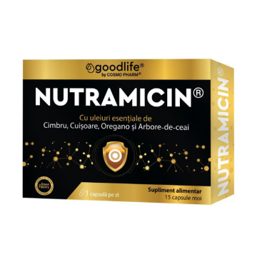 Nutramicin, 15 capsule moi, Cosmo Pharm