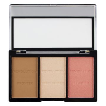 Paleta de contur Ultra Sculpt & Contour Kit Ultra Fair C01, 11g, Makeup Revolution