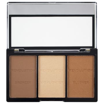 Paleta de contur Ultra Sculpt & Contour Kit Ultra Light Medium C04, 11g, Makeup Revolution