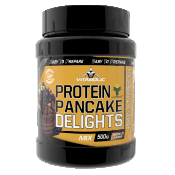 Protein Pancake Delights Ciocolata, 500g, Vitabolic