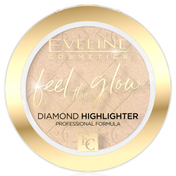 Pudra iluminatoare Feel the Glow Diamond No 1 Sparkle, 5g, Eveline Cosmetics