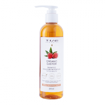 Sampon umiditate Castor Organic, 250ml, T-LAB