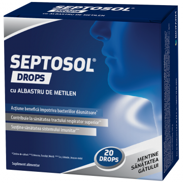 Septosol Drops cu albastru de metilen 20 dropsuri