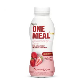 Shake One Meal + Prime Capsuni, 1 bucata, Nupo