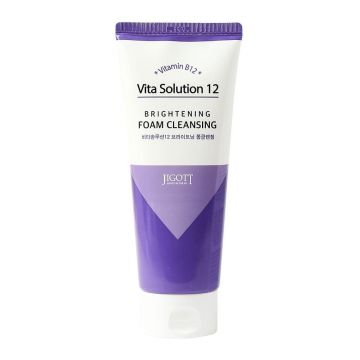 Spuma de curatare Vita Solution 12 Brightening, 180ml, Jigott