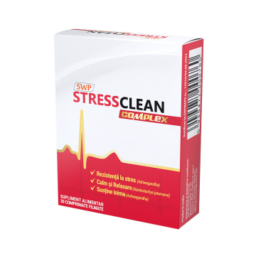 Stressclean Complex, 30 comprimate, Sun Wave Pharma