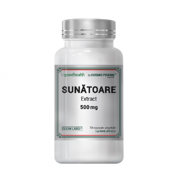 Sunatoare Extract, 500 mg, 30 capsule, Cosmo Pharm