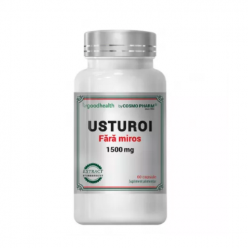 Usturoi fara miros, 1500 mg, 60 coprimate, Cosmo Pharm