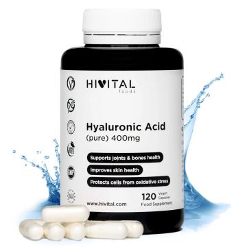 Acid Hialuronic 400mg, 120 capsule, Hivital