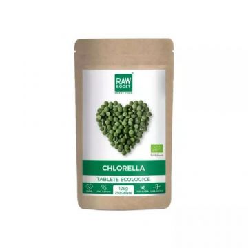 Chlorella ecologica 125g, 250 tablete, Rawboost