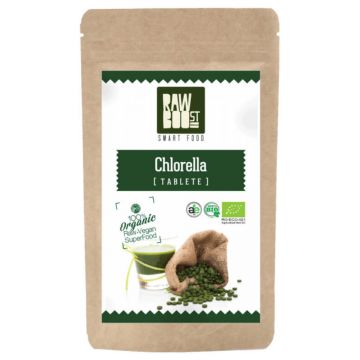 Chlorella ecologica 125g, 250 tablete, Rawboost