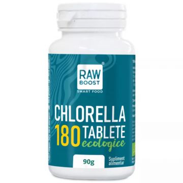 Chlorella ecologica, 180 tablete, Rawboost