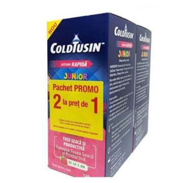 Coldtusin Junior Sirop 120 ml Oferta 2 la pret de 1