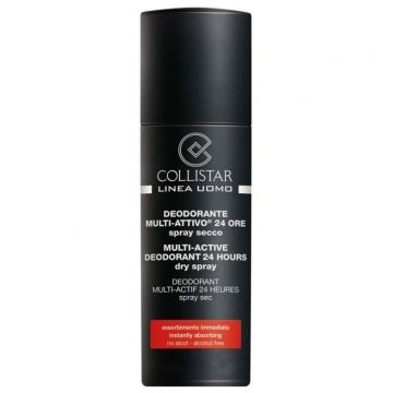 Deodorant Collistar 24h Linea Uomo, Multi Active, 125 ml