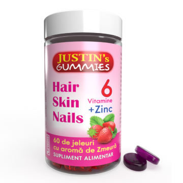 HairSkinNails, 60 de jeleuri, Justin Pharma