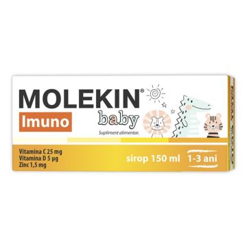 Molekin Imuno Baby sirop 1-3 ani 150 ml Zdrovit