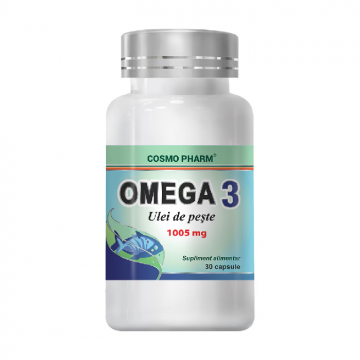 Omega 3 Ulei de peste 1005mg, 30 capsule, Cosmo Pharm