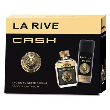 Pachet Cash Man Apa de toaleta 100ml+ Deodorant 150ml, La Rive