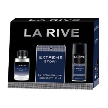 Pachet Extreme Story Apa de toaleta 75ml+ Deodorant 100ml, La Rive