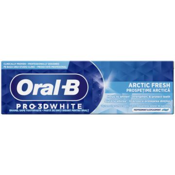 Pasta de dinti Pro 3D White Arctic Fresh, 75ml, Oral-B