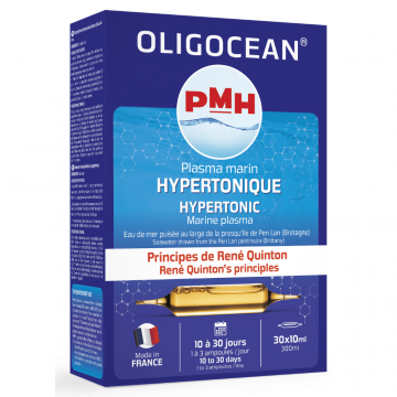 Plasma marina Hipertonic Quinton, 30 fiole x 10ml, Oligocean