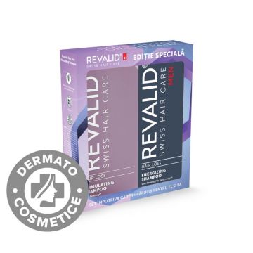 Revalid Pachet Sampon stimulator 200 ml + Sampon energizant 200 ml