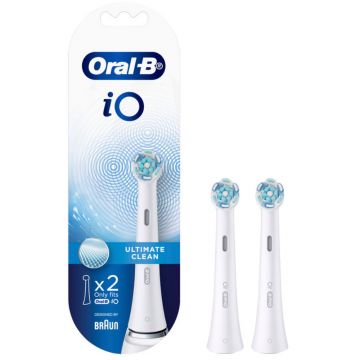 Rezerve periuta de dinti electrica iO Ultimate Clean Alb, 2 bucati, Oral-B